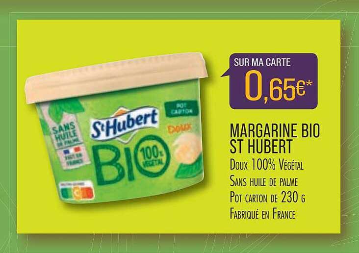 margarine bio st hubert