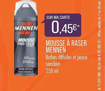 mousse à raser mennen