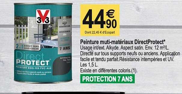 peinture multi-matériaux direcProtect v33