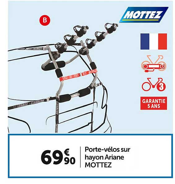 porte-vélos sur hayon ariane mottez