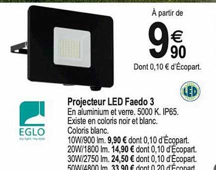 Projecteur Led Faedo 3