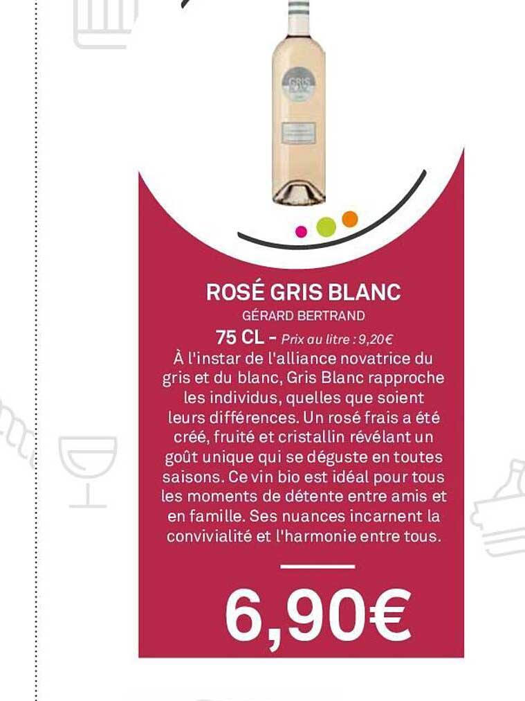 rosé gris blanc gérard bertrand
