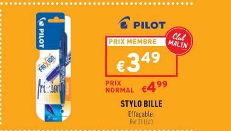 Stylo Bille Pilot