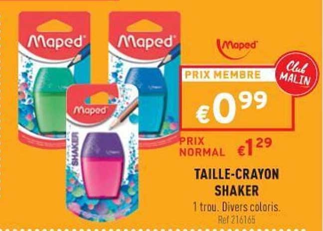 taille-crayon shaker maped