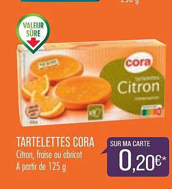 Tartelettes Cora