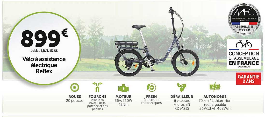 Vélo à Assistance électrique Reflex