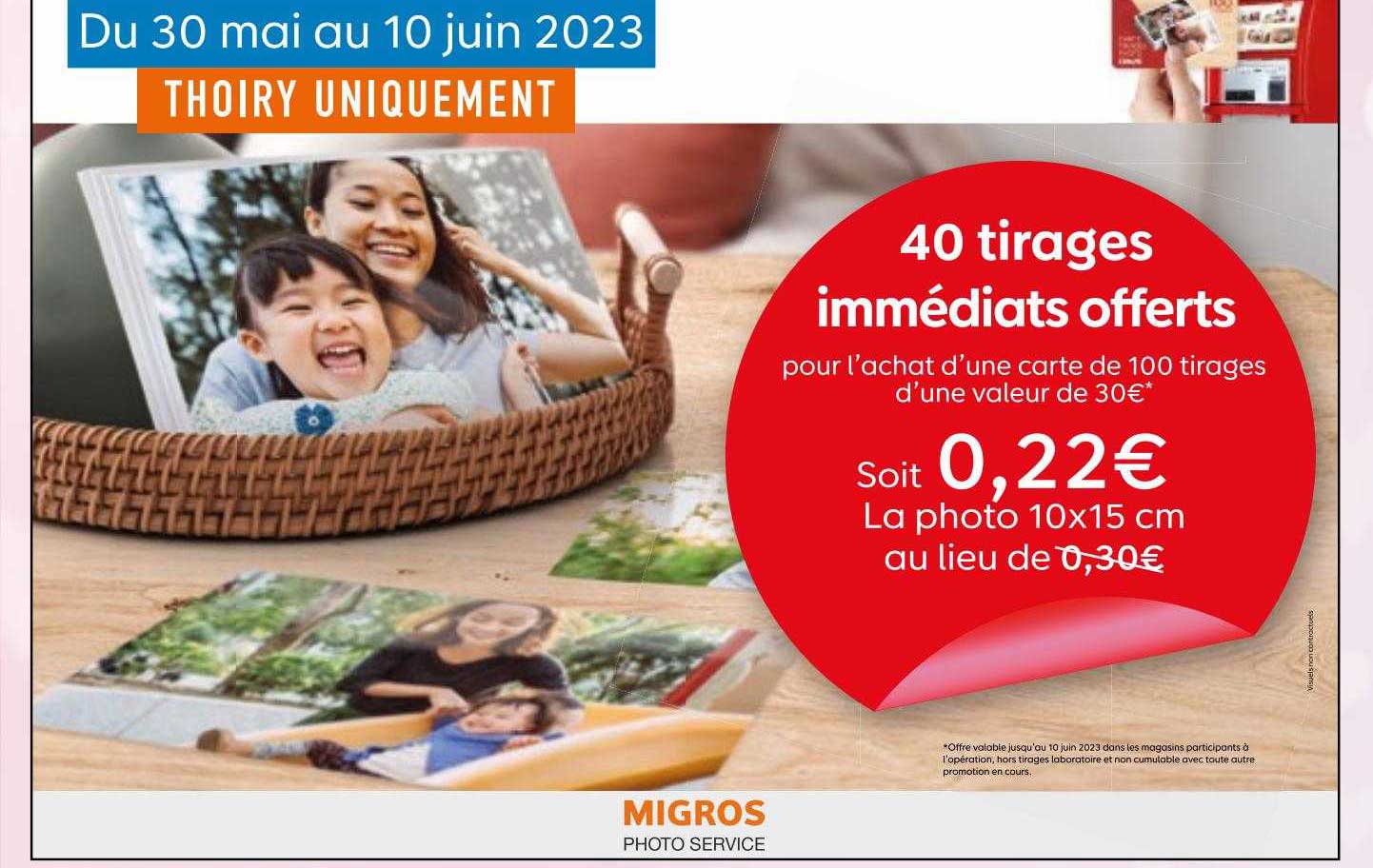 40 tirages immédiats offerts