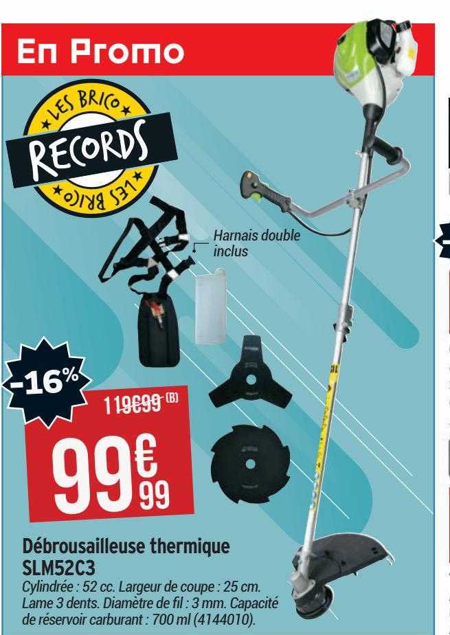 Débroussailleuse Thermique Slm52c3