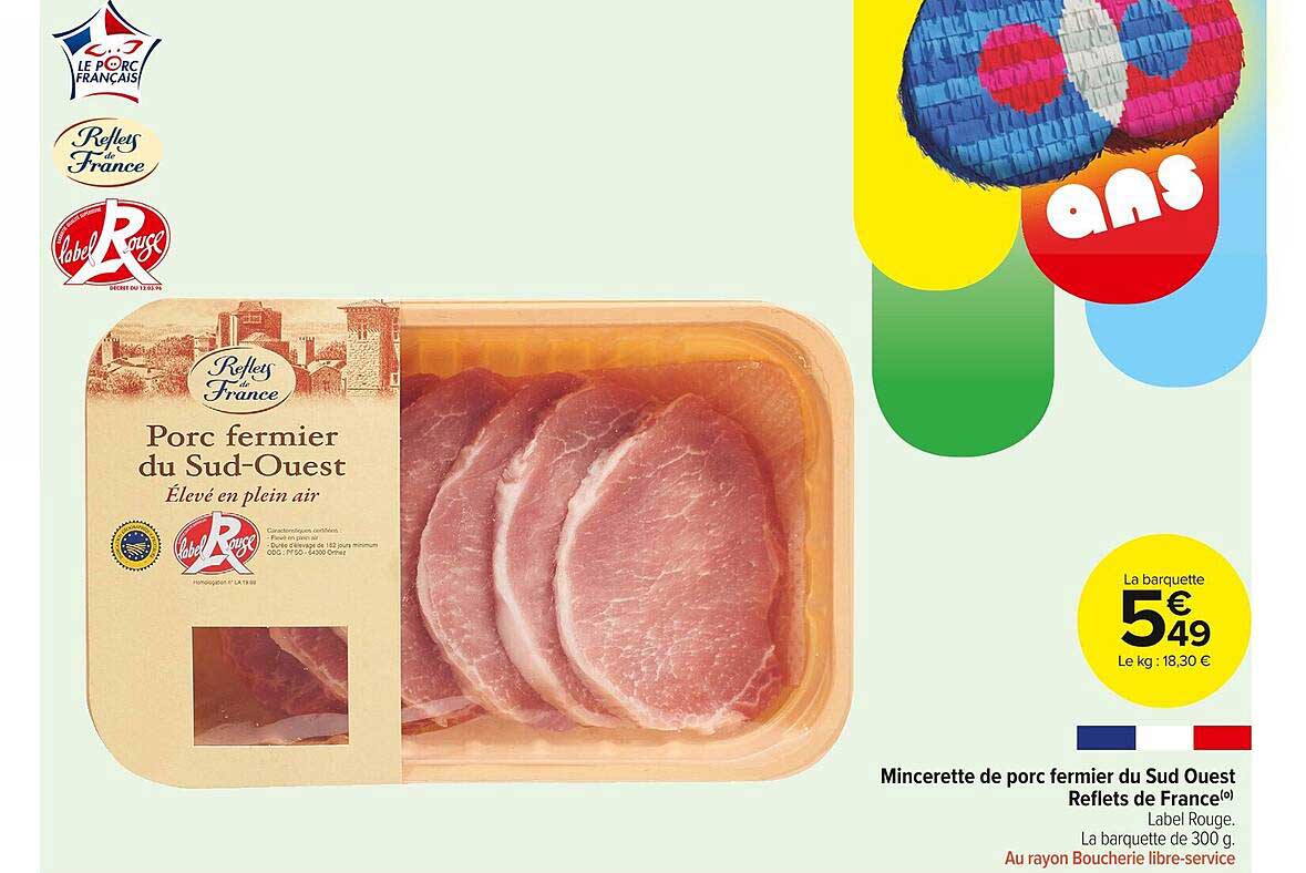 mincerette de porc fermier du sud ouest reflets de france