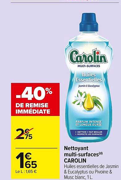 nettoyant multi-surfaces carolin