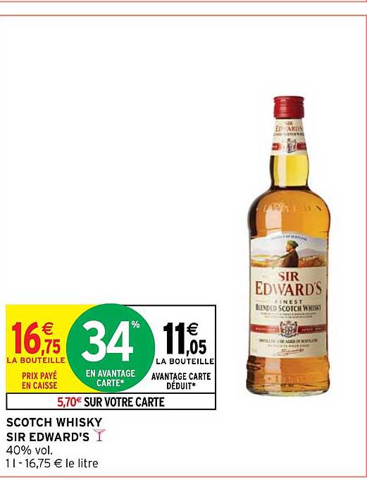 scotch whisky sir edward's