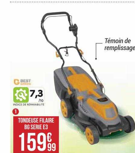 Tondeuse Filaire Bg Série E3 Best Green