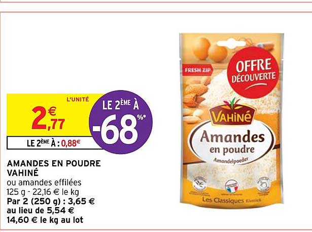 Amandes En Poudre Vahiné