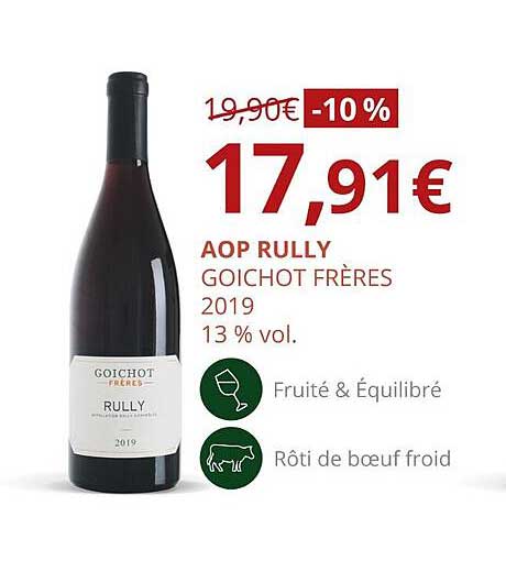 aop rully goichot frères 2019 13% vol.