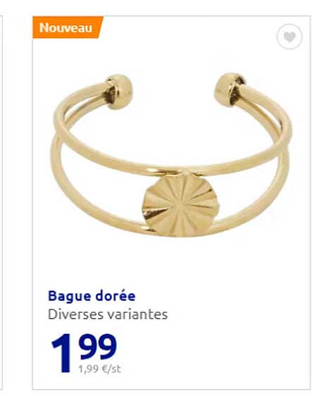 bague dorée