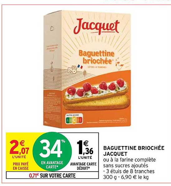 baguettine briochée jacquet
