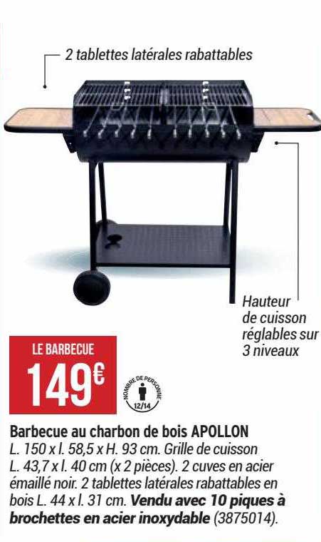 Barbecue Au Charbon De Bois Apollon