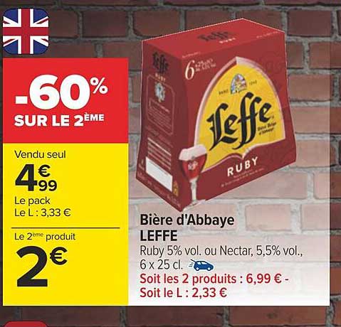 Bière D'abbaye Leffe