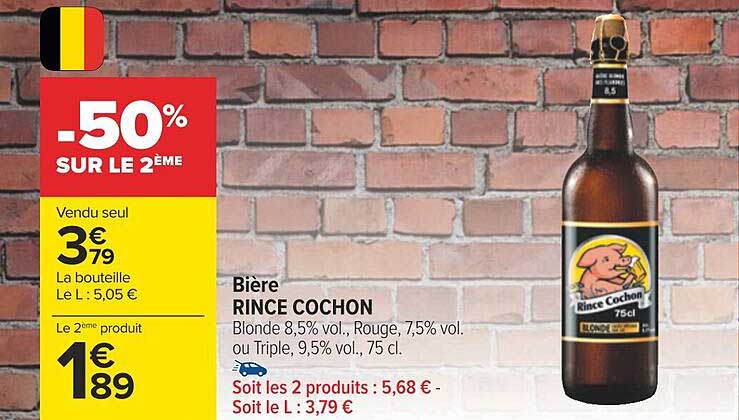 bière rince cochon