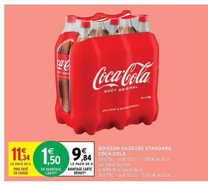 boisson gazeuse standard coca-cola