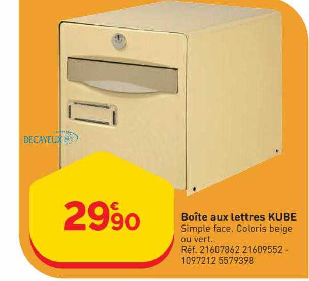 boîte aux lettres kube