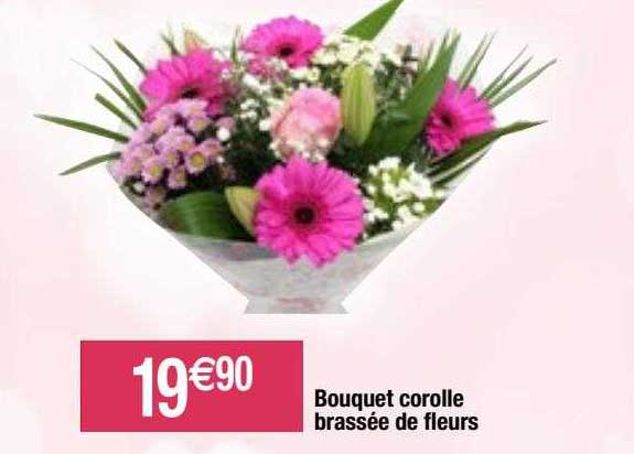 bouquet corolle brassée de fleurs