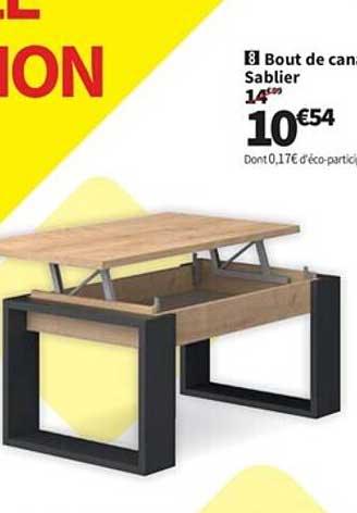 Bout De Canapé Sablier