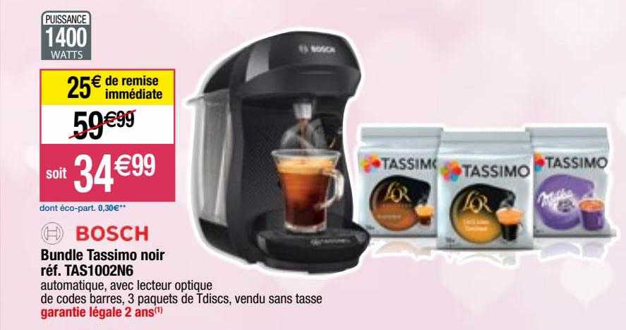 bundle tassimo noir bosch