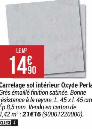 carrelage sol intérieur oxyde perla