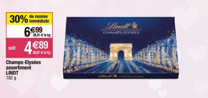 champs-élysées assortiment lindt