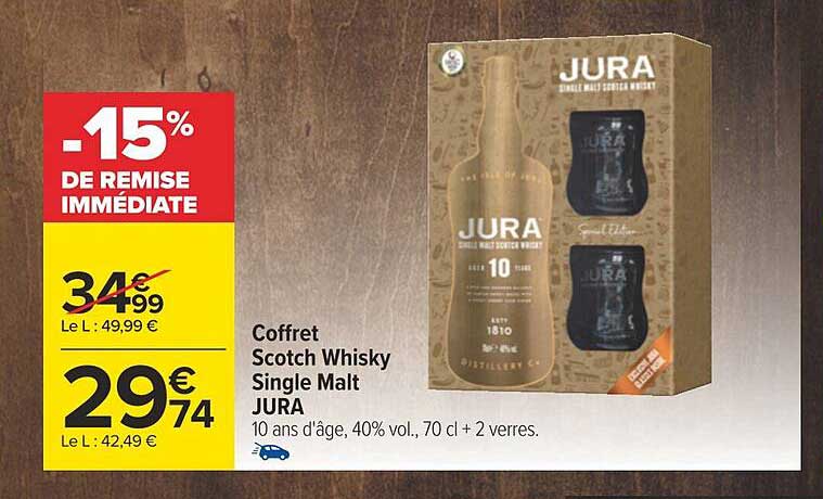 coffret scotch whisky single malt jura