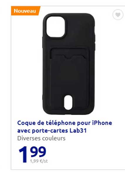 Coque De Téléphone Pour IPhone Avec Porte-cartes Lab31