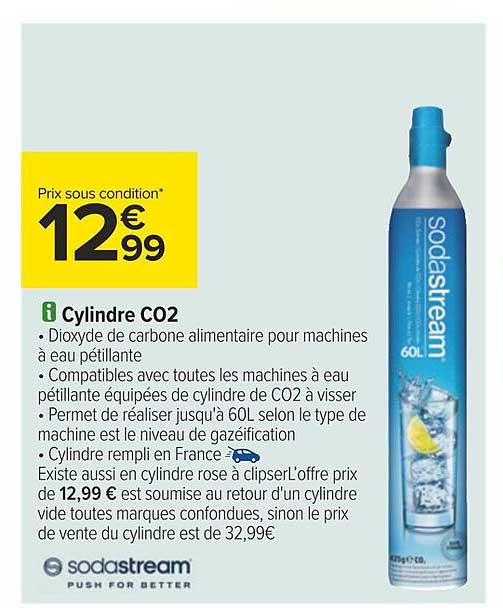 cylindre co2 sodastream