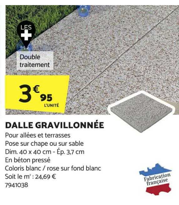 dalle gravillonnée