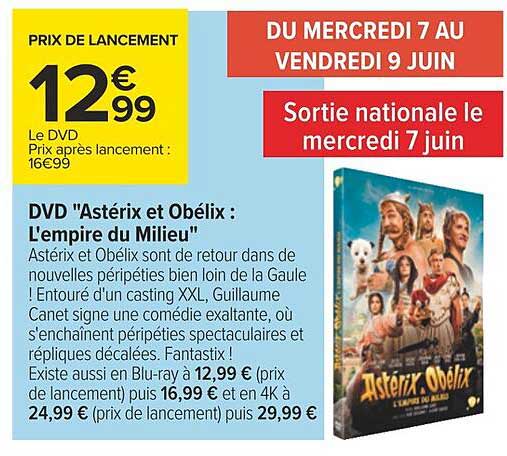dvd "astérix et obélix : l'empire du milieu"