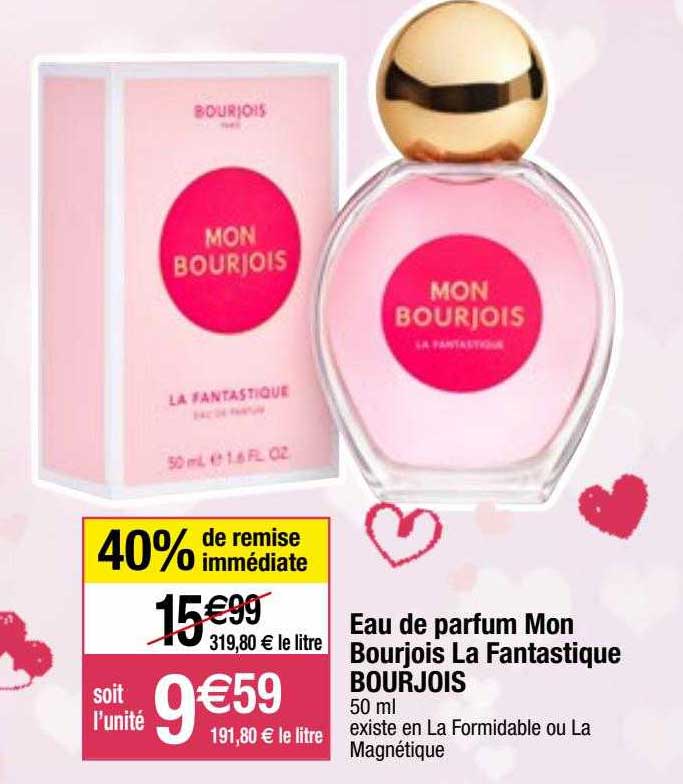 eau de parfum mon bourjois la fantastique bourjois