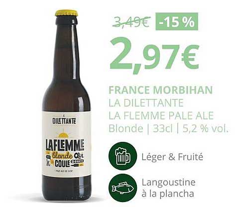 france morbihan la dilettante la flemme pale ale blonde