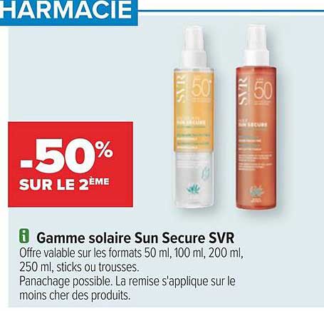 gamme solaire sun secure svr