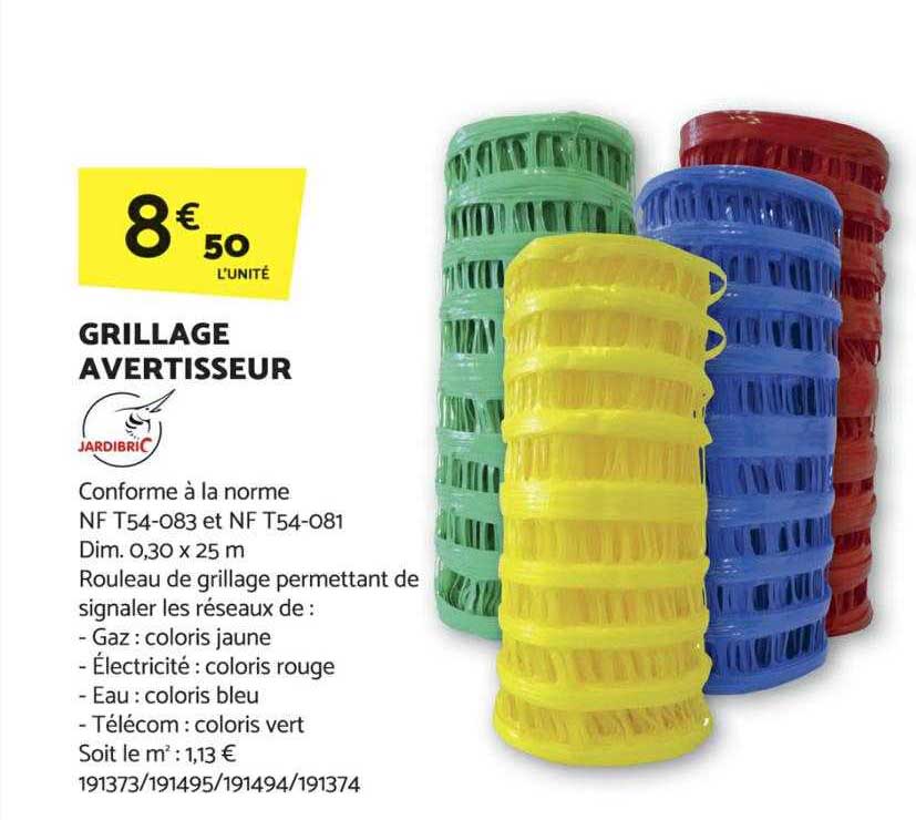 grillage avertisseur