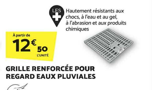 grille renforcée pour regard eaux pluviales