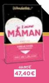 je t'aime maman wonderbox