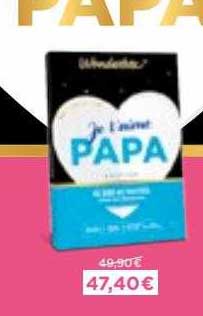 je t'aime papa wonderbox