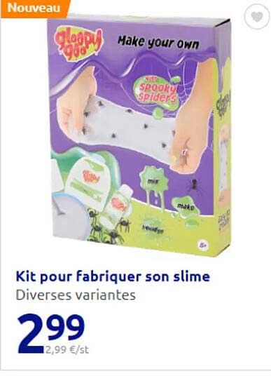 kit pour fabriquer son slime