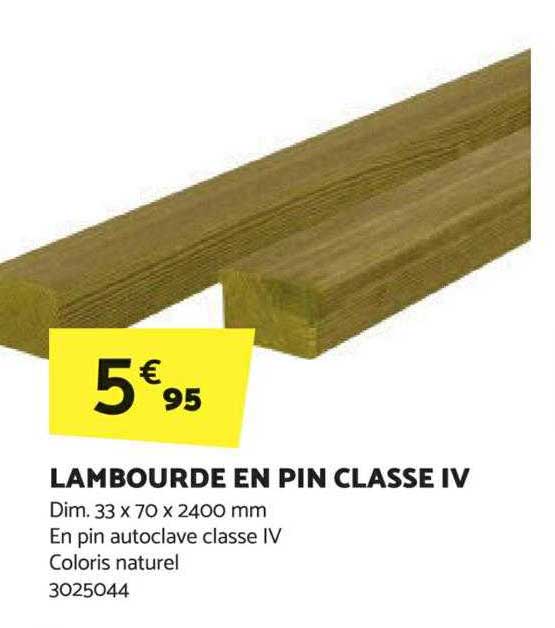 Lambourde En Pin Classe IV