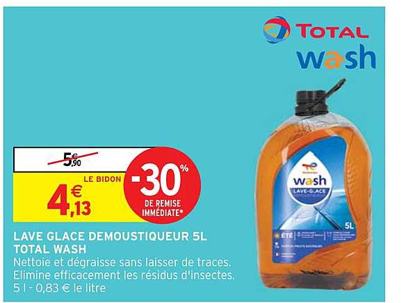 lave glace démoustiqueur 5l total wash