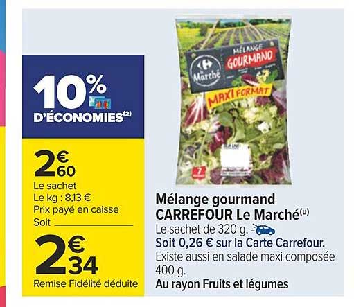 Mélange Gourmand Carrefour Le Marché