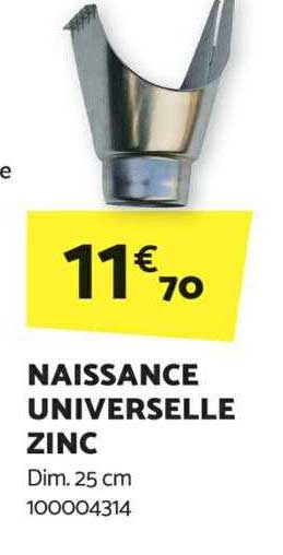 naissance universelle zinc