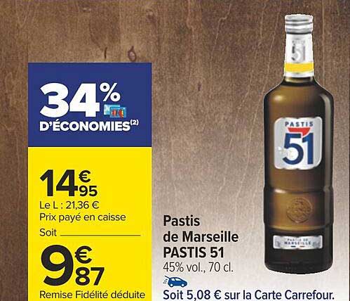 Pastis De Marseille Pastis 51