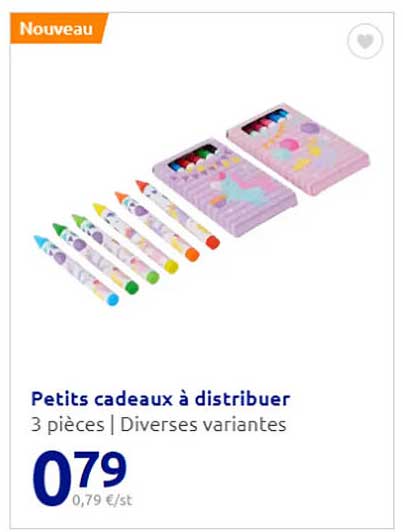 petits cadeaux à distribuer