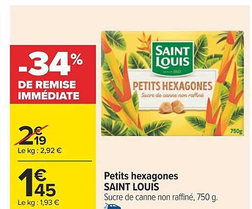 petits hexagones saint louis